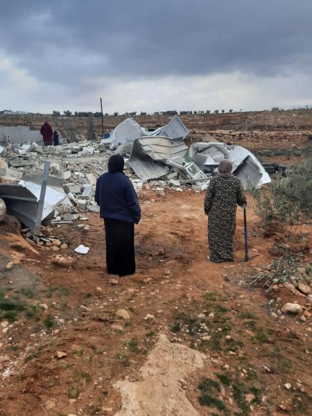 هدم منازل الفلسطينيين في منطقة مسافر يطا