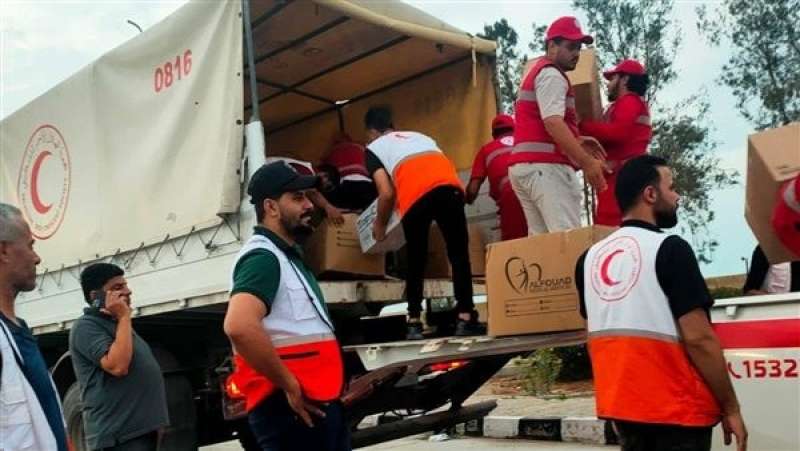 الأمم المتحدة تشيد بجهود جمعيتي الهلال الأحمر المصري والفلسطيني في إيصال المساعدات