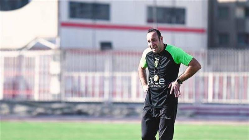 أحمد مجدي في تدريبات الزمالك