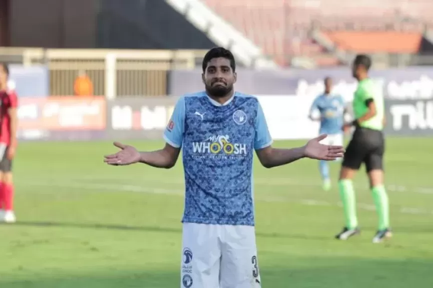 إبراهيم عادل لاعب نادي بيراميدز